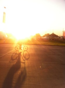 yo pedaleando junto a @salsabbq