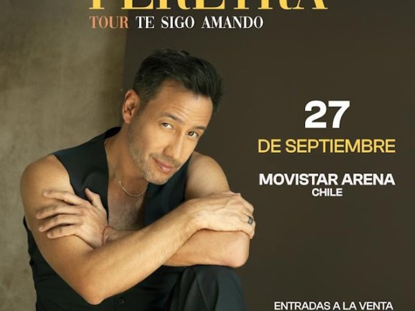 Luciano Pereyra anuncia espectacular regreso a Chile en septiembre