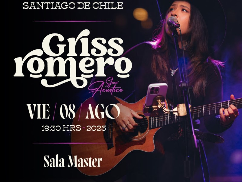 Griss Romero en Chile, una noche íntima